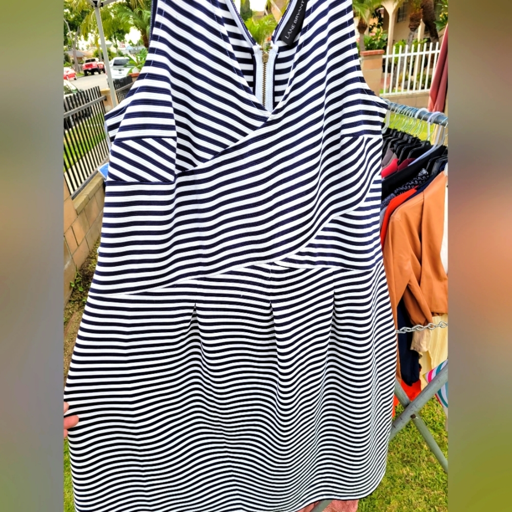 Lane Bryant Zebra Print Dress